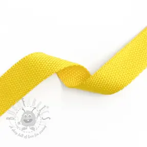 Taśma parciana 2,5 cm yellow
