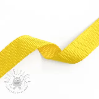 Taśma parciana 2,5 cm yellow