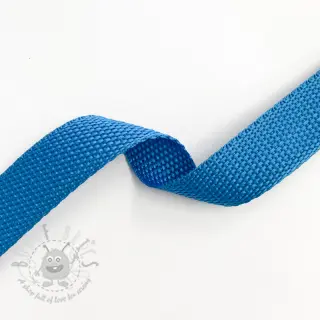Taśma parciana 2,5 cm aqua