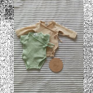 Muślin double gauze mint ORGANIC