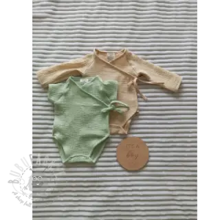 Muślin double gauze mint ORGANIC