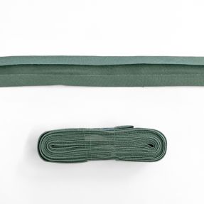 Lemovací prúžok bavlna - 3 m dark old green