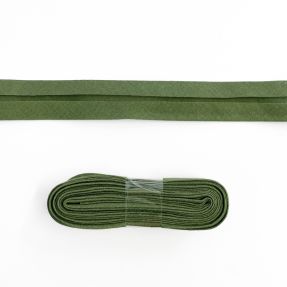 Lemovací prúžok bavlna - 3 m olive green