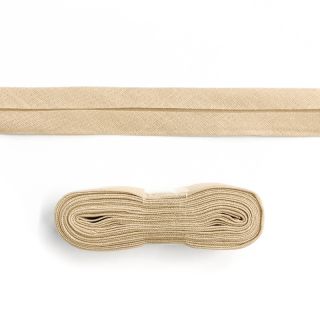 Lemovací prúžok bavlna - 3 m light sand