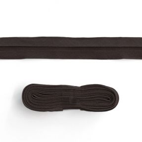 Lemovací prúžok bavlna - 3 m dark choco