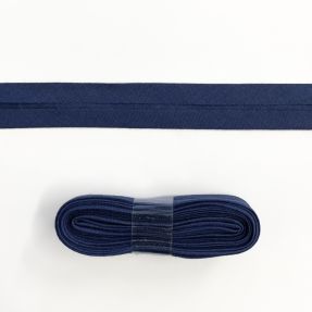 Lemovací prúžok bavlna - 3 m dark blue