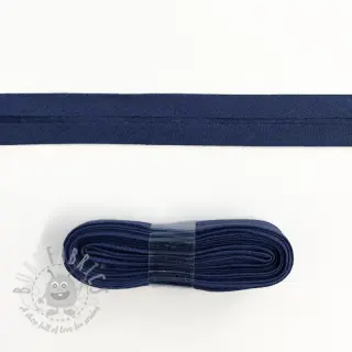 Lamówka bawełniana - 3 m dark blue
