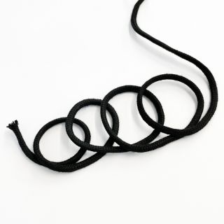 Bavlnená šnúra 3 mm black