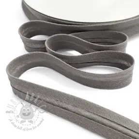 Lamówka podwójna gaza warm grey