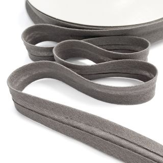 Lamówka podwójna gaza warm grey