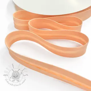 Lamówka podwójna gaza peach