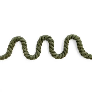 Sznurek bawełniany skręcany 8 mm army