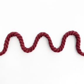 Bavlnená šnúra točená 8 mm bordeaux