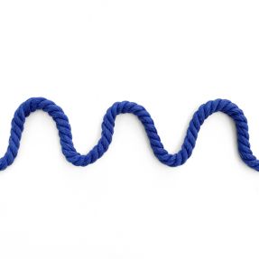 Bavlnená šnúra točená 8 mm cobalt