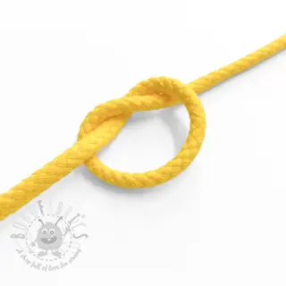 Bawełniany sznurek 5 mm lemon