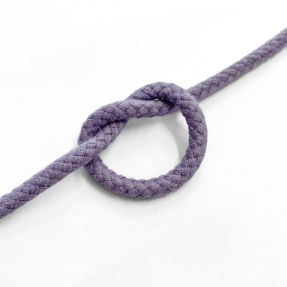 Bavlnená šnúra 5 mm lavender
