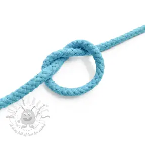 Bawełniany sznurek 5 mm ocean blue