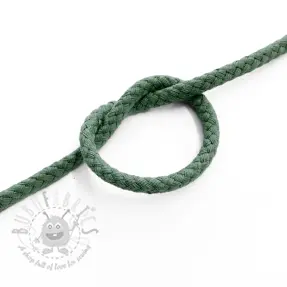 Sznurek bawełniany 5 mm old green