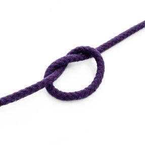 Bavlnená šnúra 5 mm purple