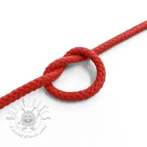Sznurek bawełniany 5 mm red