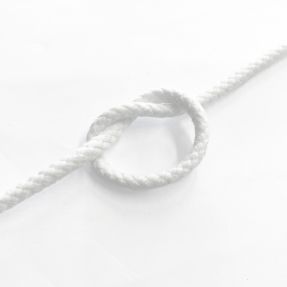 Sznurek bawełniany 5 mm white