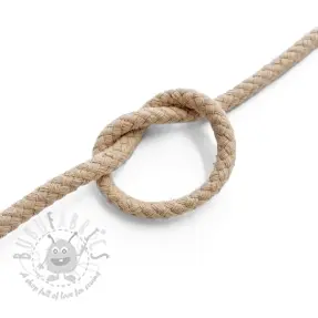 Sznurek bawełniany 5 mm sand