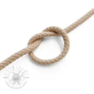 Sznurek bawełniany 5 mm sand