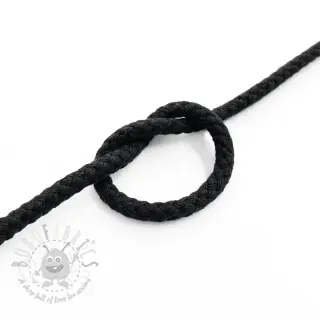 Sznurek bawełniany 5 mm black