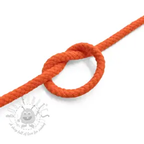Sznurek bawełniany 5 mm orange