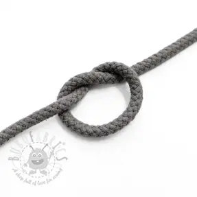 Sznurek bawełniany 5 mm dark grey
