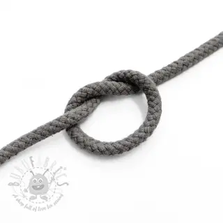 Sznurek bawełniany 5 mm dark grey