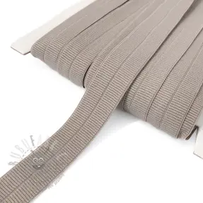 Guma matowa 20 mm RIB taupe