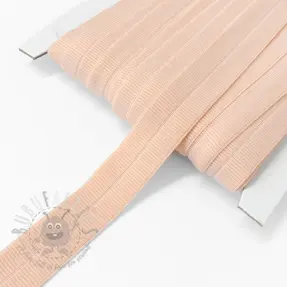 Guma matowa 20 mm RIB salmon