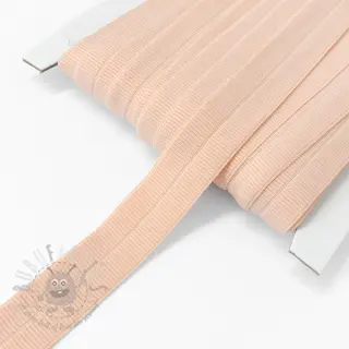 Guma matowa 20 mm RIB salmon