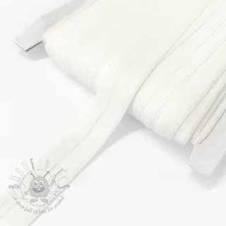 Guma matowa 20 mm RIB off white