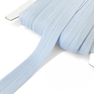 Guma matowa 20 mm RIB light blue