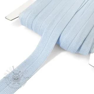 Guma matowa 20 mm RIB light blue