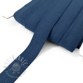 Guma matowa 20 mm RIB dark blue