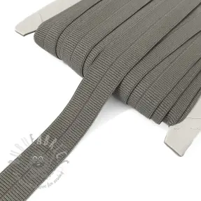Guma matowa 20 mm RIB dark taupe