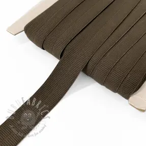 Guma matowa 20 mm RIB choco