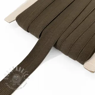 Guma matowa 20 mm RIB choco