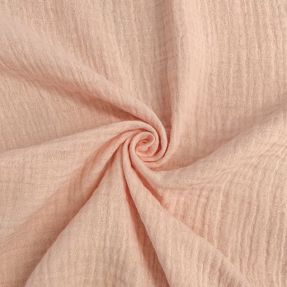 Podwójna gaza/muslin light salmon ORGANIC