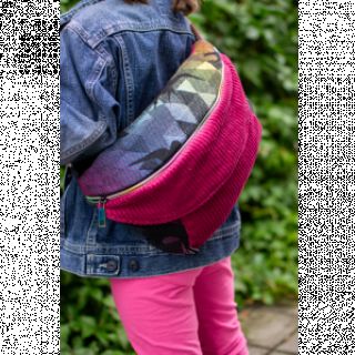 Sztruks dark pink