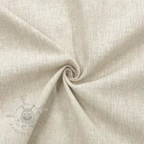 Len z bawełną Lira mini stripe beige