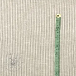 Len z bawełną Lira mini stripe beige
