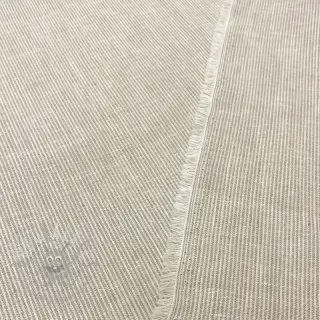 Len z bawełną Lira mini stripe beige