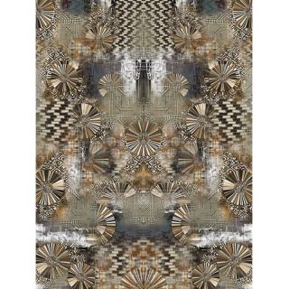 Dzianina Golden rush PANEL digital print