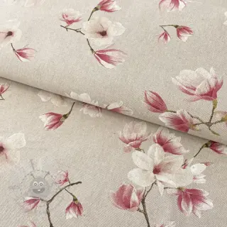 Tkanina dekoracyjna Linenlook Floral magnolia bloom