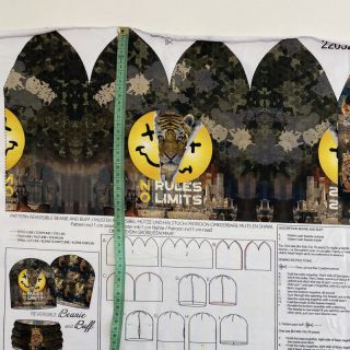Dzianina dresowa Rules limits SET PANEL digital print