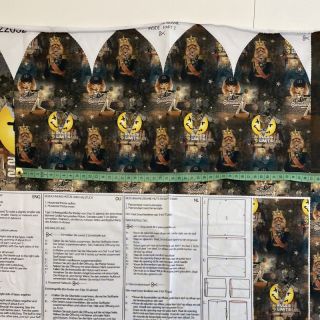 Dzianina dresowa Rules limits SET PANEL digital print